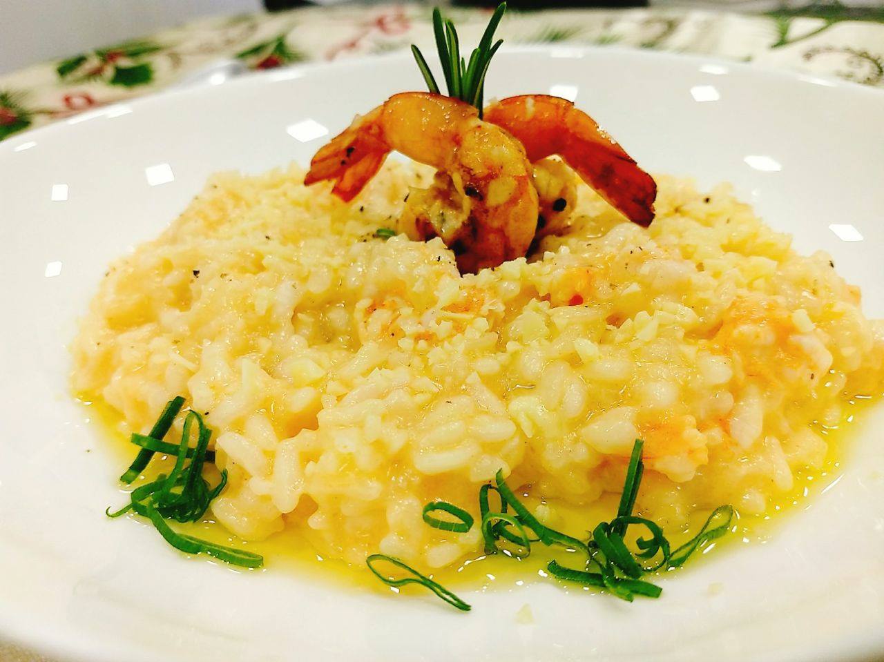 Risoto preparado por nossos alunos